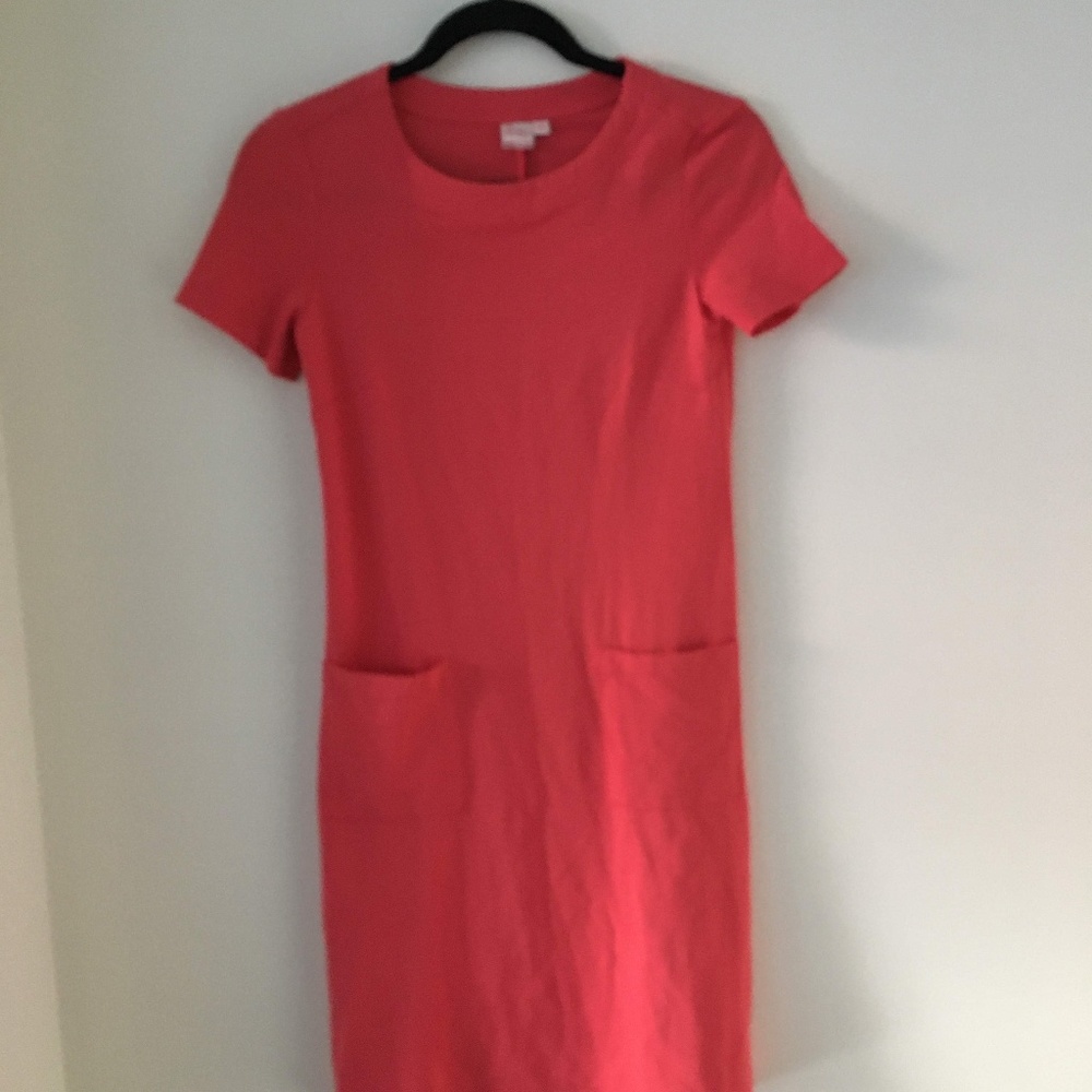 Persifor Carter dress, solid red